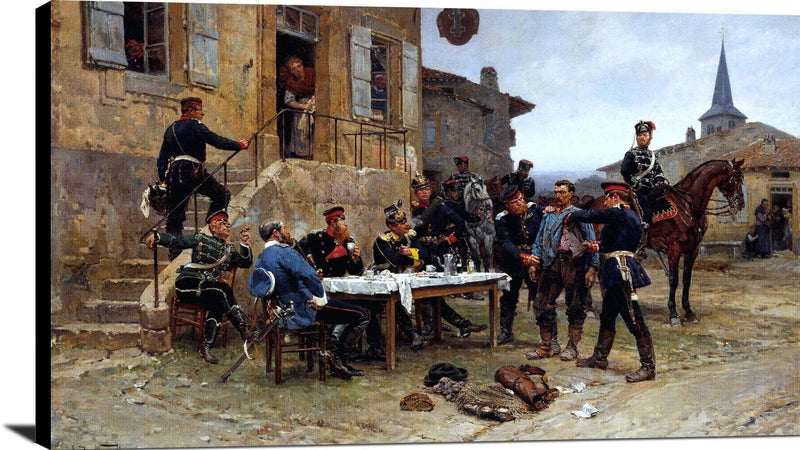 The Spy Painting Alphonse De Neuville Canvas Art Fine Art Print
