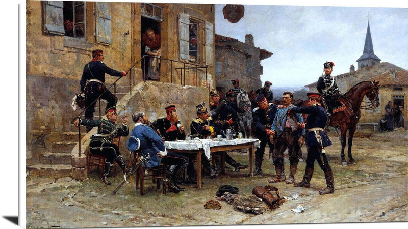 The Spy Painting Alphonse De Neuville Canvas Art Fine Art Print