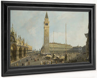 The Square Of Saint Mark's And The Piazzetta Venice C. 1731 By Canaletto Fine Art Print