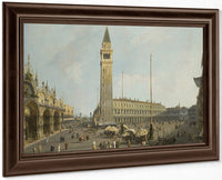 The Square Of Saint Mark's And The Piazzetta Venice C. 1731 By Canaletto Fine Art Print
