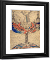 The St Adolf Ship In The Great Eastern Sea 1918 By Adolf Wolfli Fine Art Print