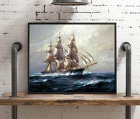 The Stag Hound Painting Frank Vining Smith Canvas Art Fine Art Print