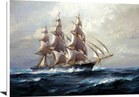 The Stag Hound Painting Frank Vining Smith Canvas Art Fine Art Print