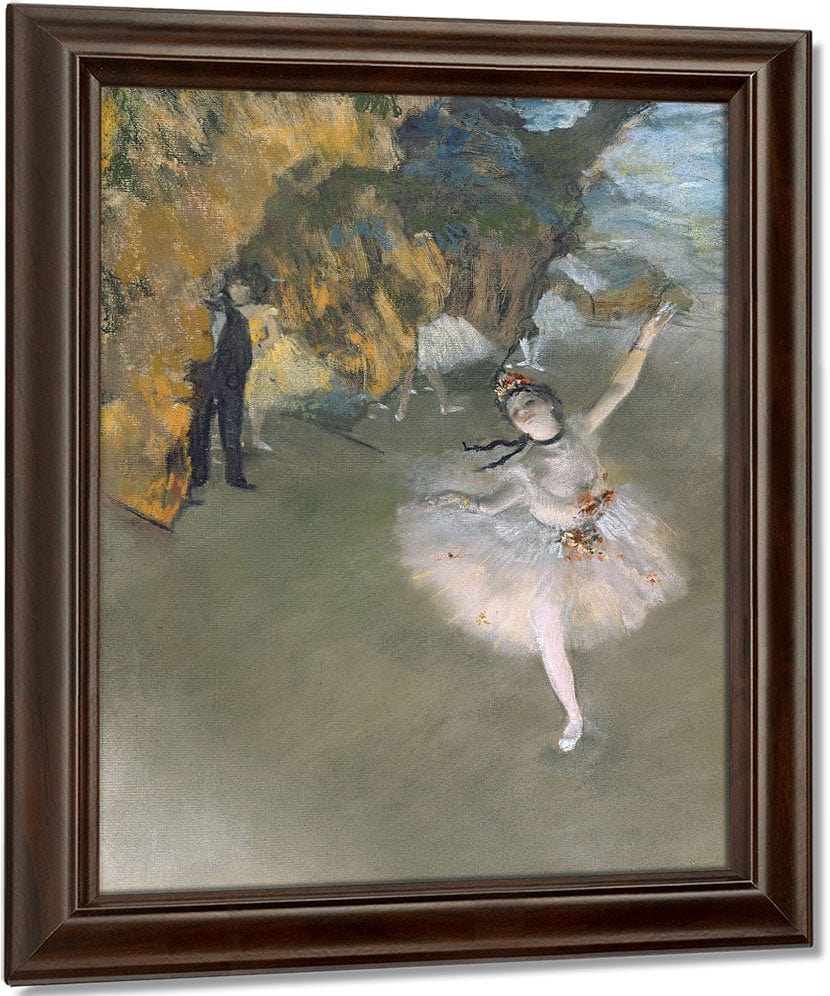 The Star, Or Dancer On The Stage By Edgar Degas Fine Art Print
