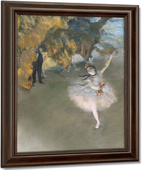 The Star, Or Dancer On The Stage By Edgar Degas Fine Art Print
