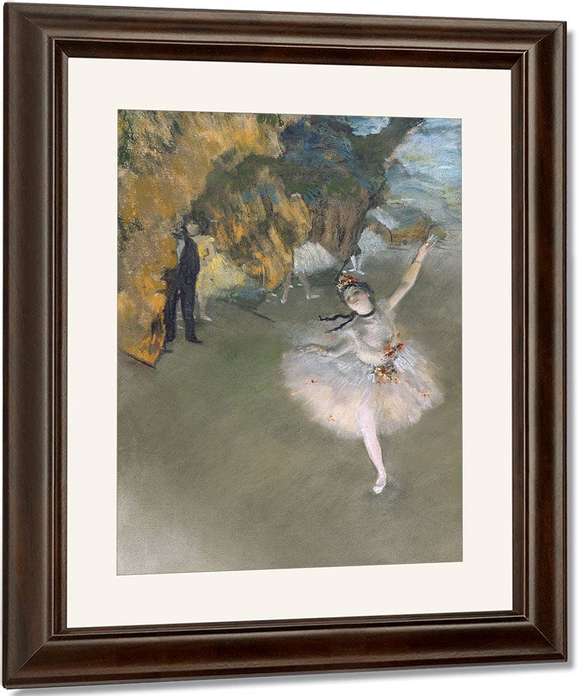 The Star, Or Dancer On The Stage By Edgar Degas Fine Art Print