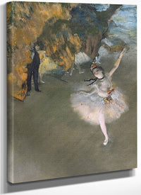 The Star, Or Dancer On The Stage By Edgar Degas Fine Art Print