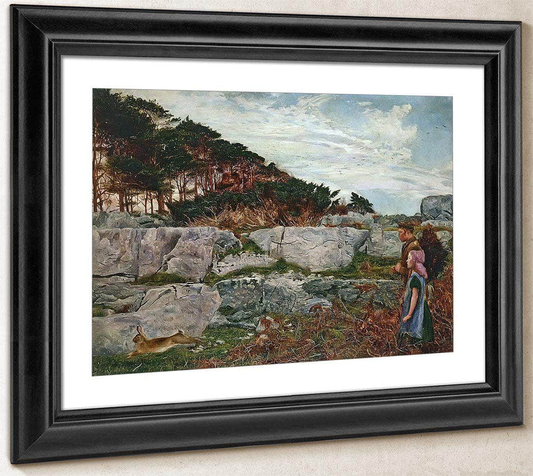 The Startled Rabbit By Daniel Alexander Williamson Fine Art Print