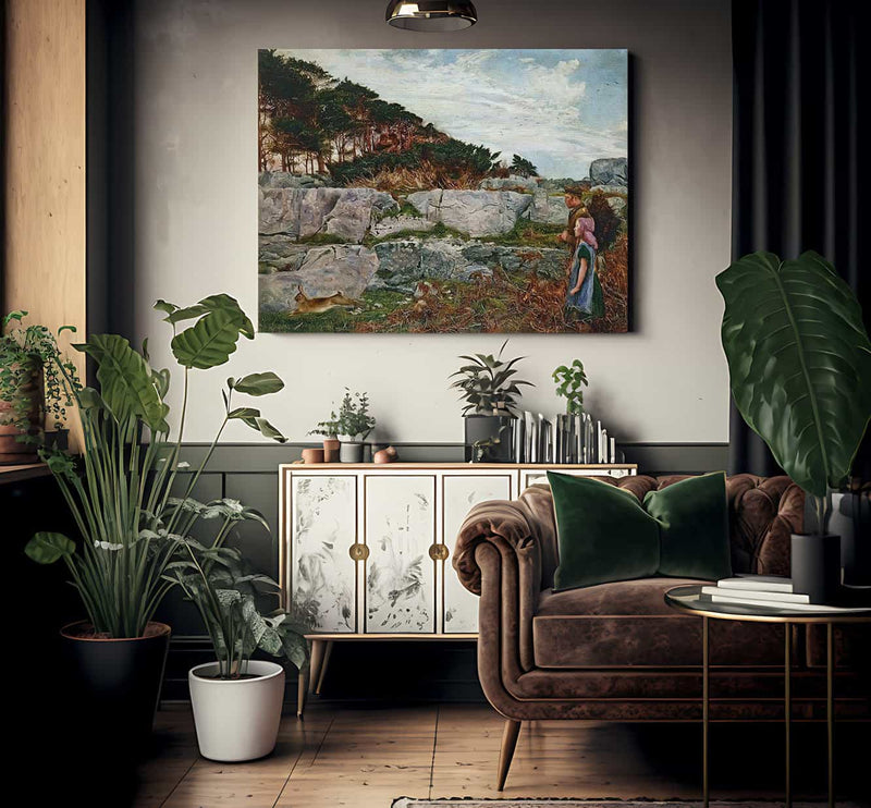 The Startled Rabbit By Daniel Alexander Williamson Fine Art Print