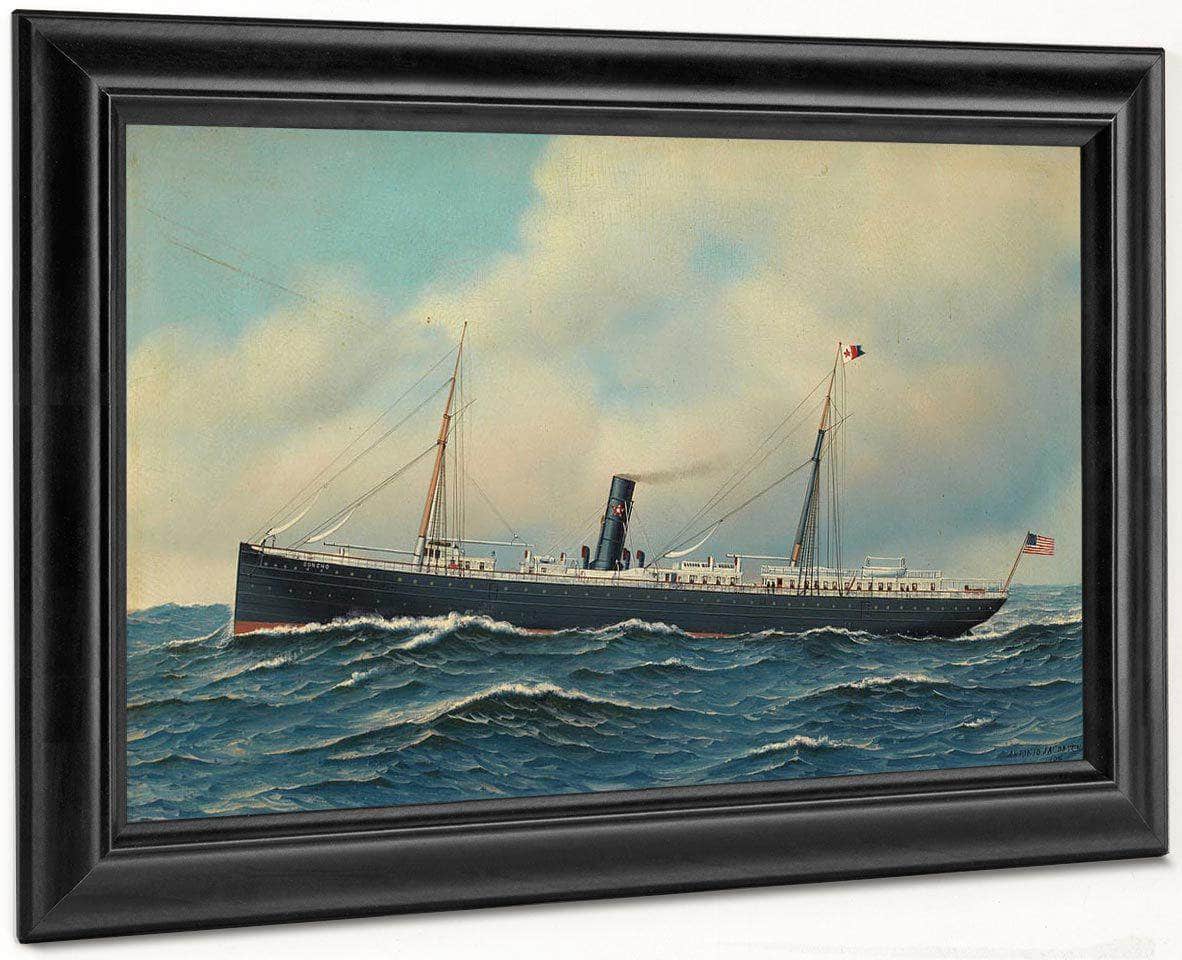 The Steamship Concho 1904 By Antonio Jacobsen Fine Art Print