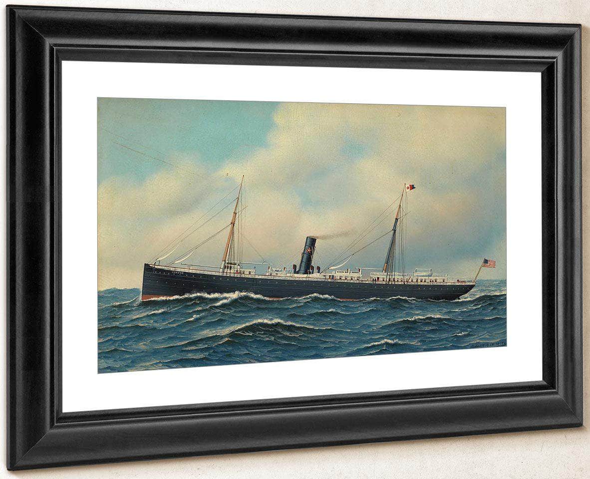 The Steamship Concho 1904 By Antonio Jacobsen Fine Art Print