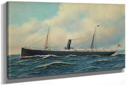 The Steamship Concho 1904 By Antonio Jacobsen Fine Art Print