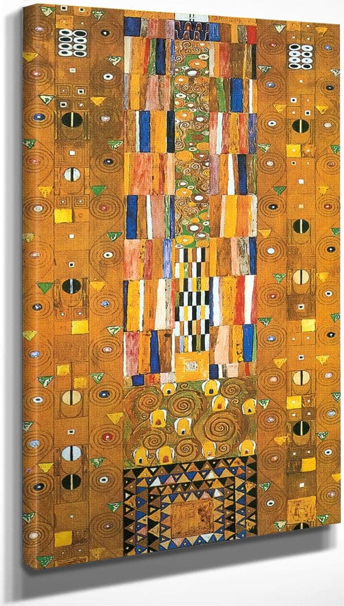 The Stoclet Frieze ( Detail) By Gustav Klimt Fine Art Print
