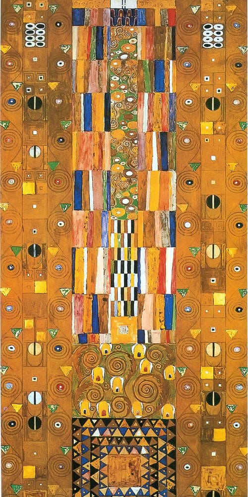 The Stoclet Frieze ( Detail) By Gustav Klimt Fine Art Print