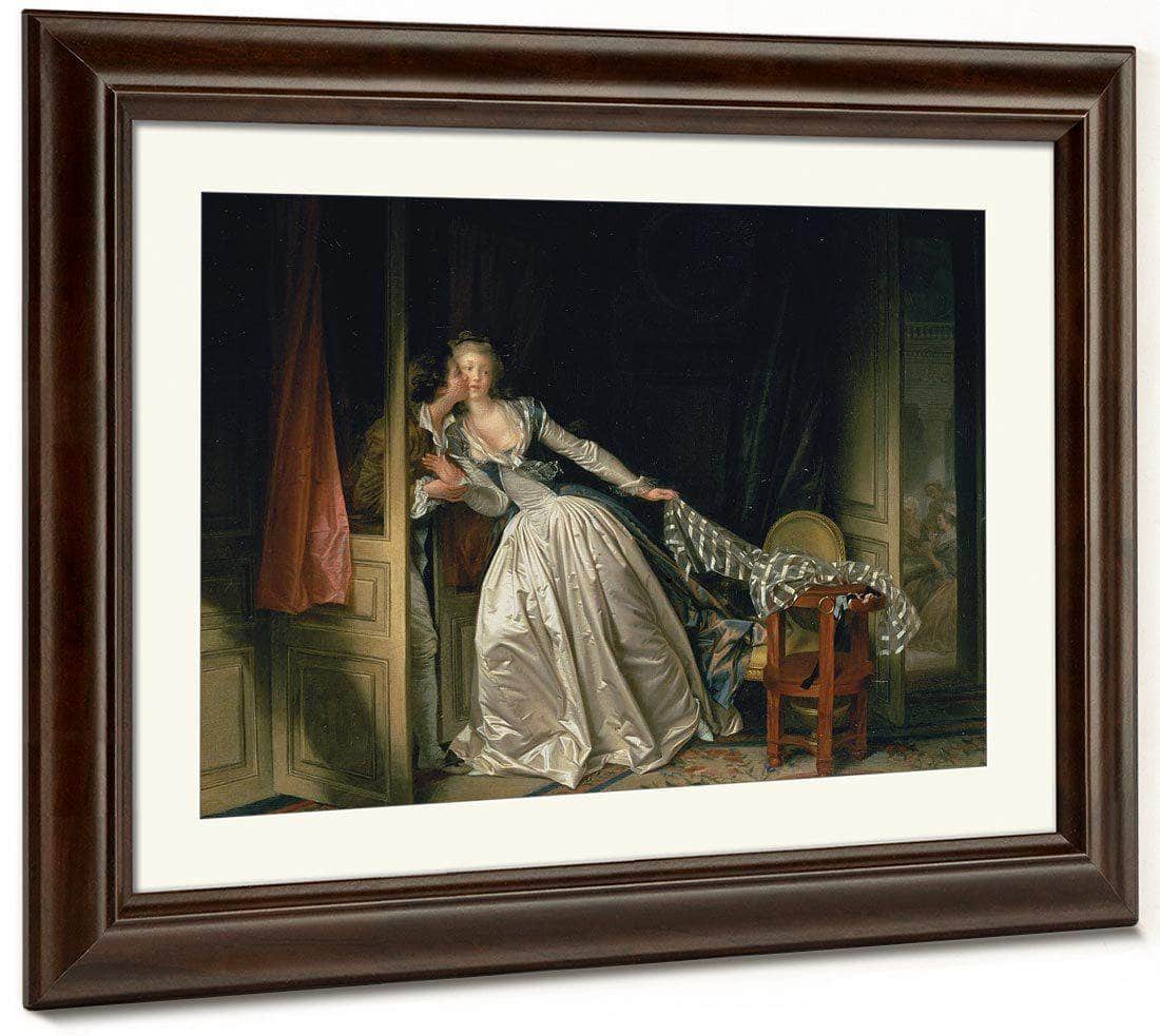 The Stolen Kiss By Jean Honore Fragonard Fine Art Print