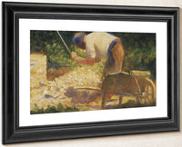 The Stone Breaker By Georges Pierre Seurat Fine Art Print