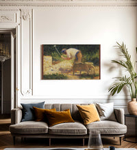 The Stone Breaker By Georges Pierre Seurat Fine Art Print