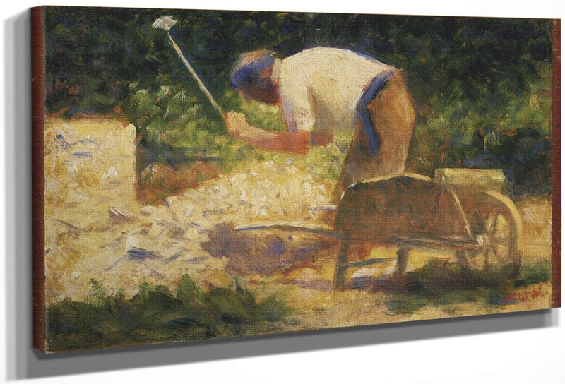 The Stone Breaker By Georges Pierre Seurat Fine Art Print