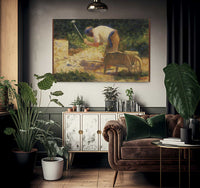 The Stone Breaker By Georges Pierre Seurat Fine Art Print