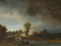 The Stone Bridge By Rembrandt Fine Art Print