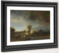 The Stone Bridge By Rembrandt Fine Art Print