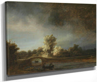 The Stone Bridge By Rembrandt Fine Art Print
