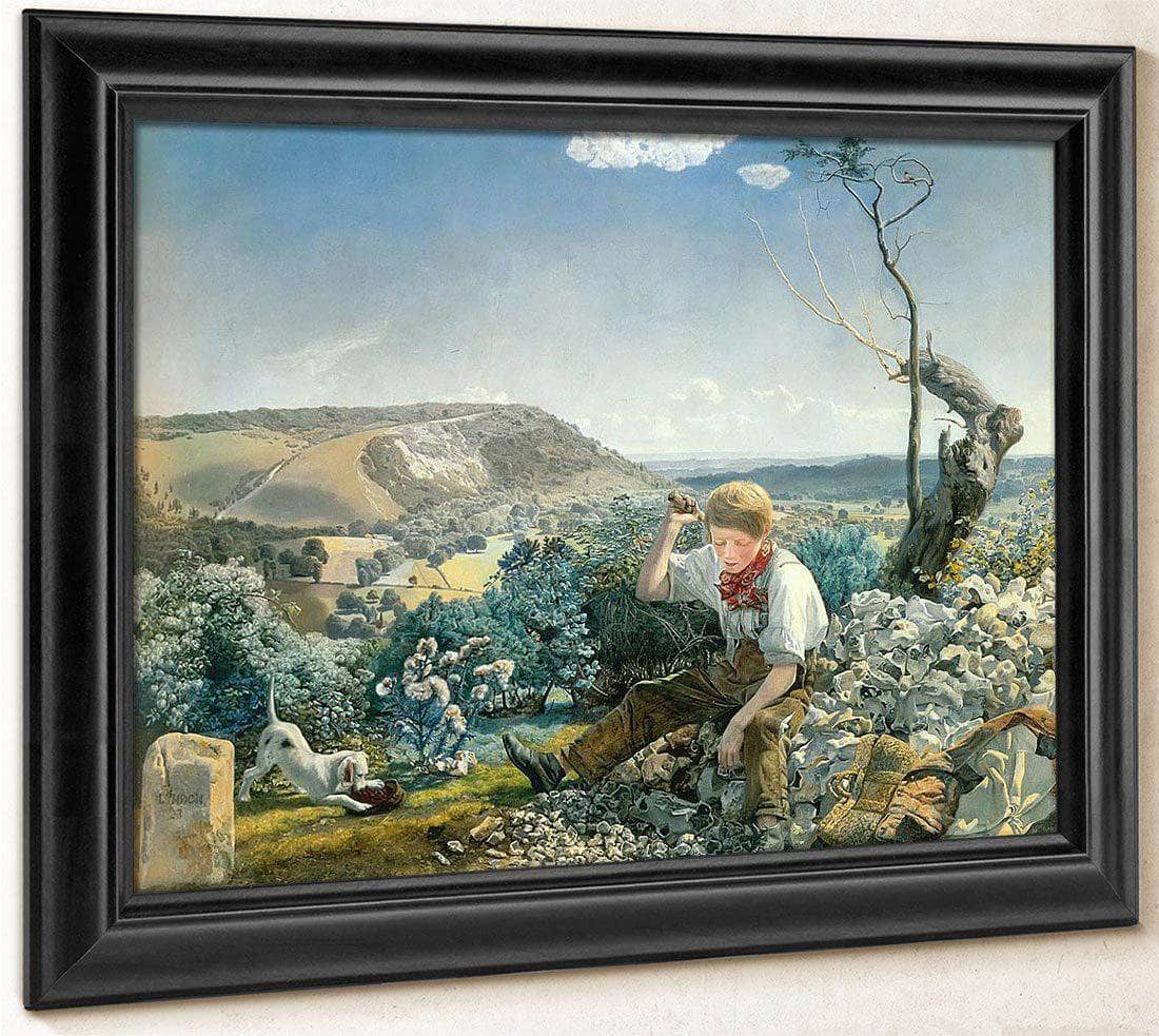 The Stonebreaker By John Brett Fine Art Print