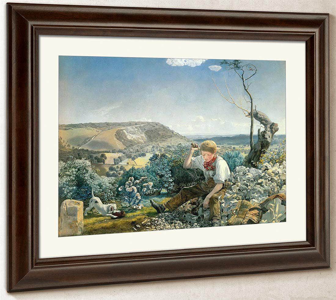 The Stonebreaker By John Brett Fine Art Print