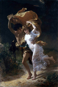 The Storm 1880 by Pierre Auguste Cot Fine Art Print
