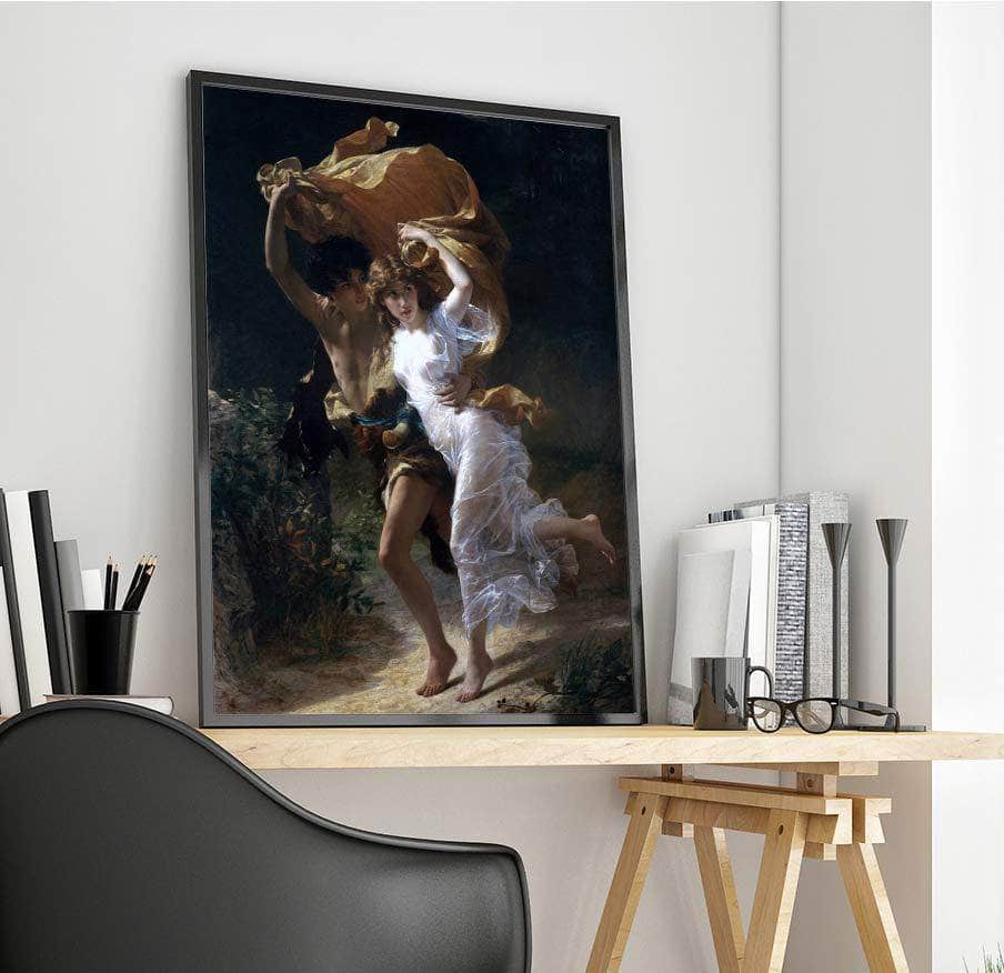 The Storm 1880 by Pierre Auguste Cot Fine Art Print