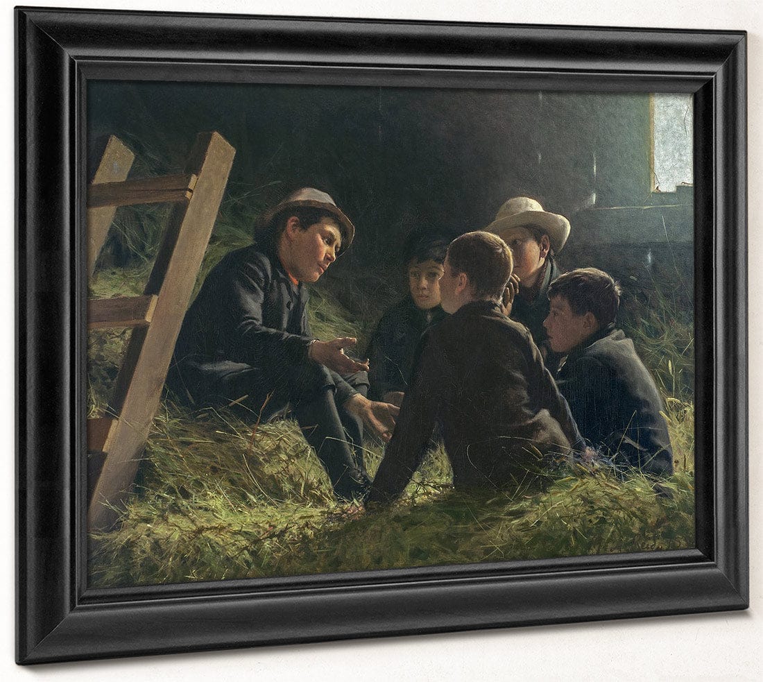 The Story By George Agnew Reid Fine Art Print