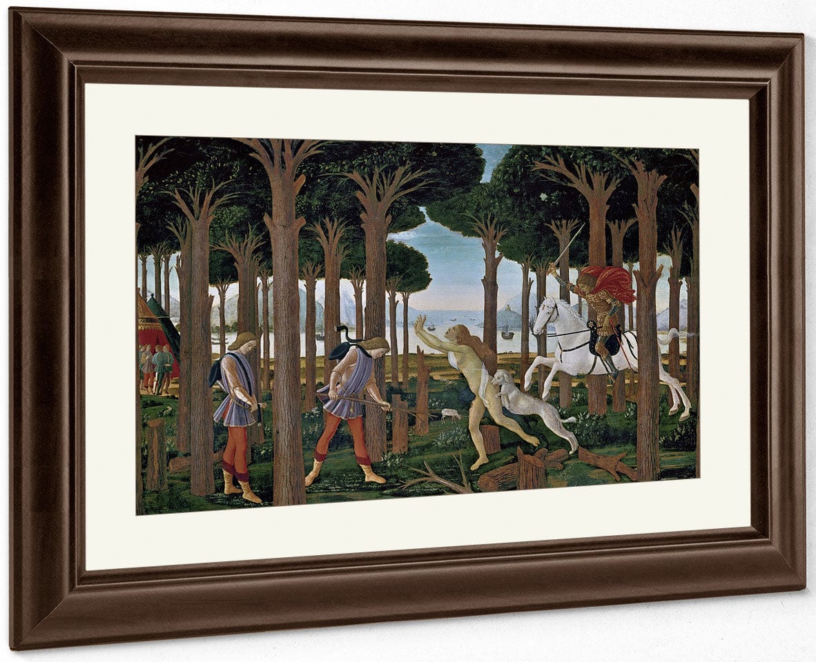 The Story Of Nastagio Degli Onesti I 1483 By Sandro Botticelli Fine Art Print