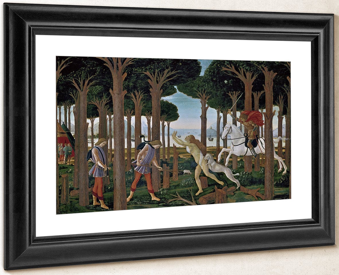 The Story Of Nastagio Degli Onesti I 1483 By Sandro Botticelli Fine Art Print
