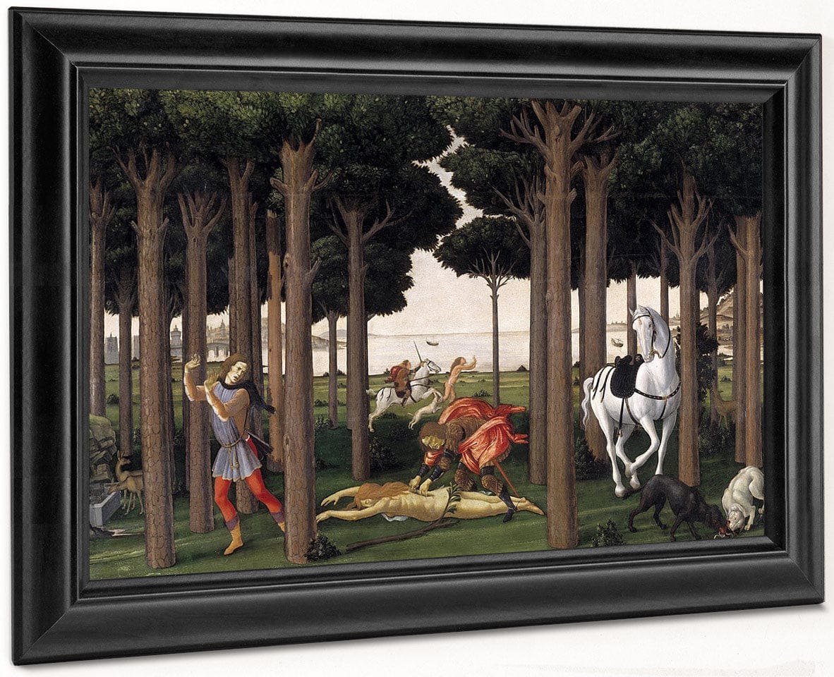 The Story Of Nastagio Degli Onesti Ii 1483 By Sandro Botticelli Fine Art Print