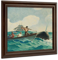 The Story Of Whaling By Nc Wyeth Fine Art Print