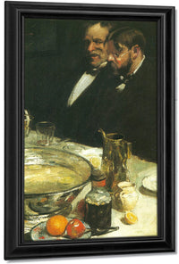 The Story The Dinner Pleasures Of The Table 1898 1899 By Charles Webster Hawthorne Fine Art Print