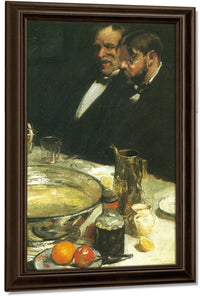 The Story The Dinner Pleasures Of The Table 1898 1899 By Charles Webster Hawthorne Fine Art Print