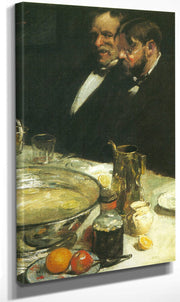 The Story The Dinner Pleasures Of The Table 1898 1899 By Charles Webster Hawthorne Fine Art Print