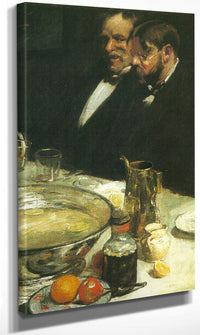 The Story The Dinner Pleasures Of The Table 1898 1899 By Charles Webster Hawthorne Fine Art Print