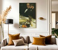 The Story The Dinner Pleasures Of The Table 1898 1899 By Charles Webster Hawthorne Fine Art Print