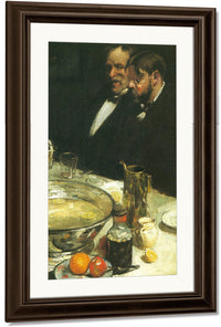 The Story The Dinner Pleasures Of The Table 1898 1899 By Charles Webster Hawthorne Fine Art Print