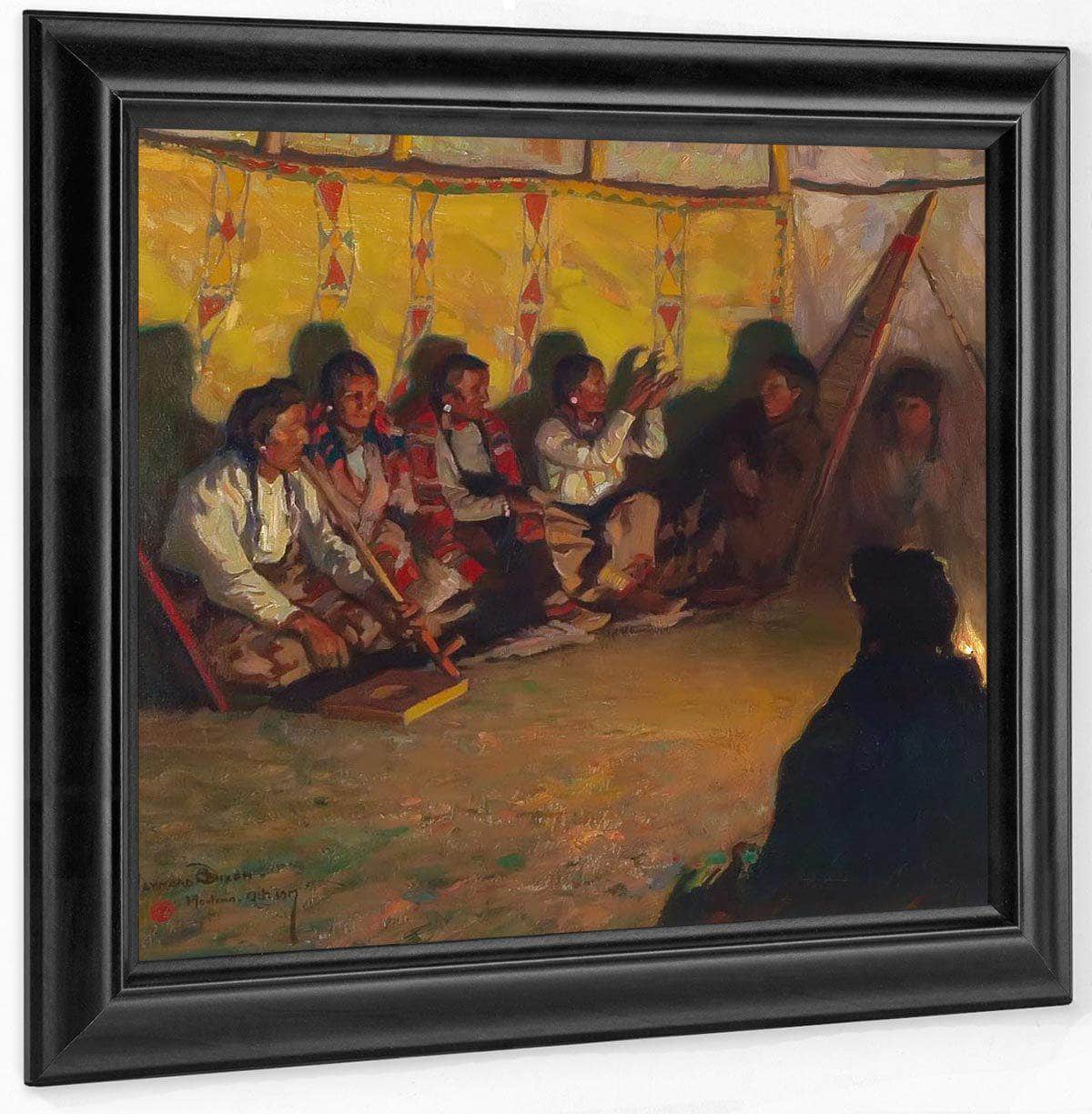 The Storytellers By Maynard Dixon Fine Art Print