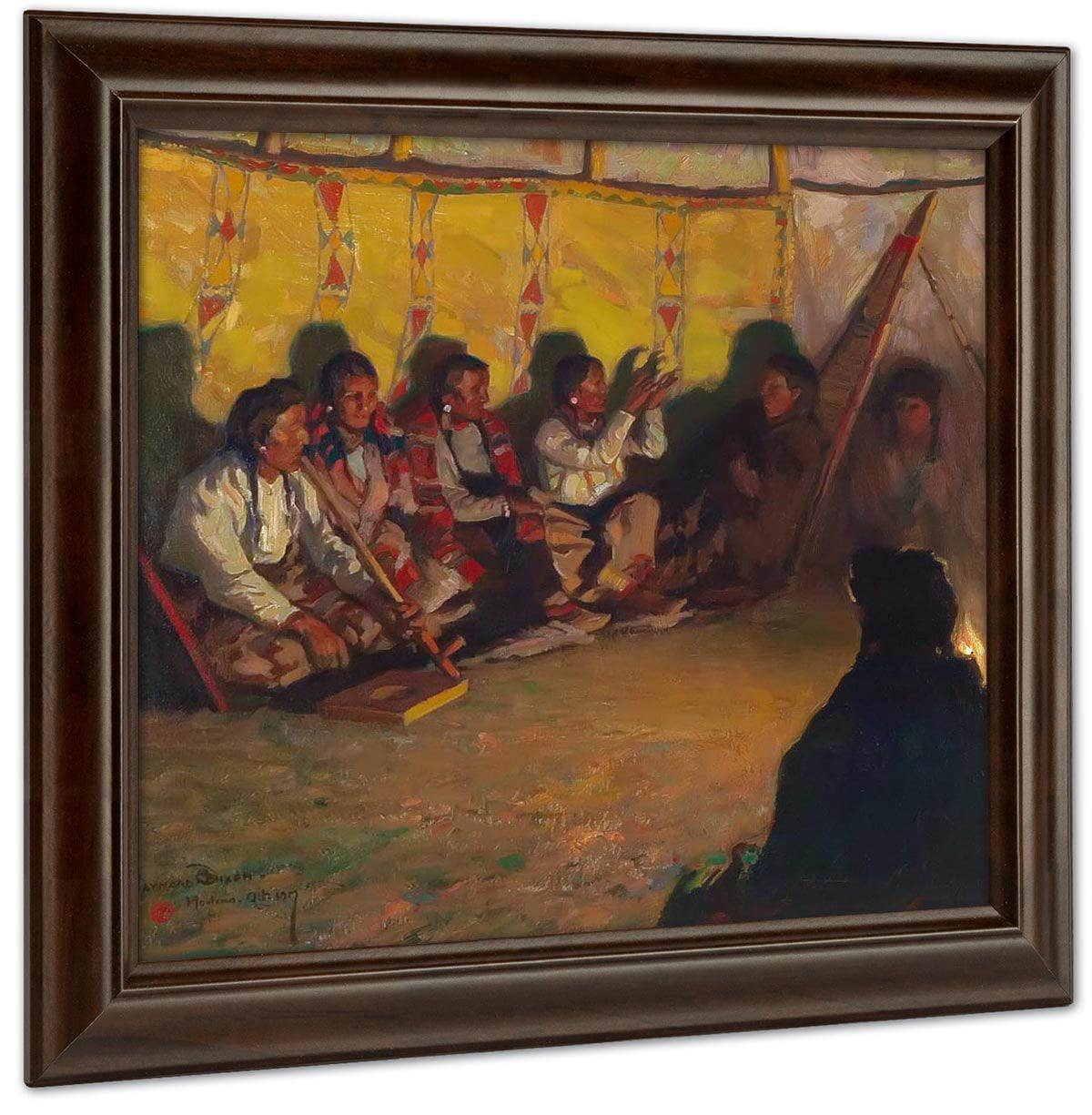 The Storytellers By Maynard Dixon Fine Art Print