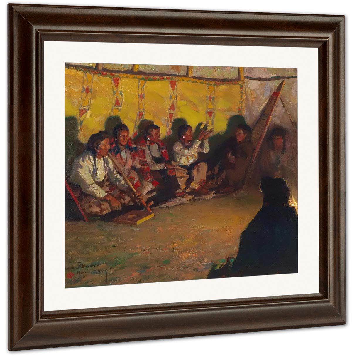 The Storytellers By Maynard Dixon Fine Art Print
