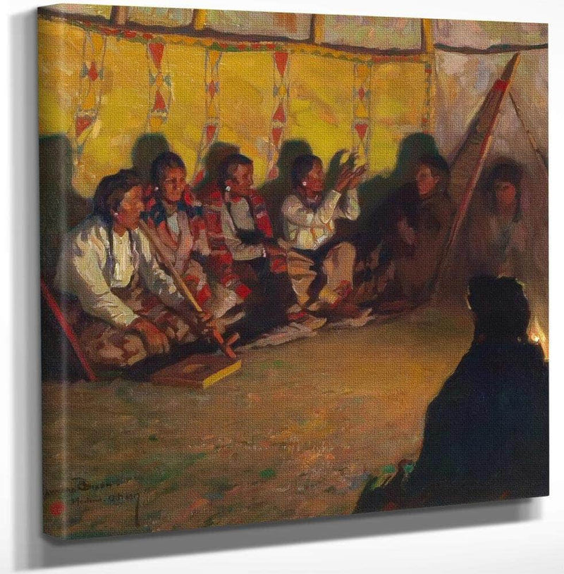 The Storytellers By Maynard Dixon Fine Art Print