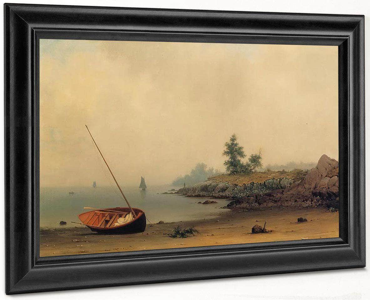 The Stranded Boat 1863 By Martin Johnson Heade Fine Art Print