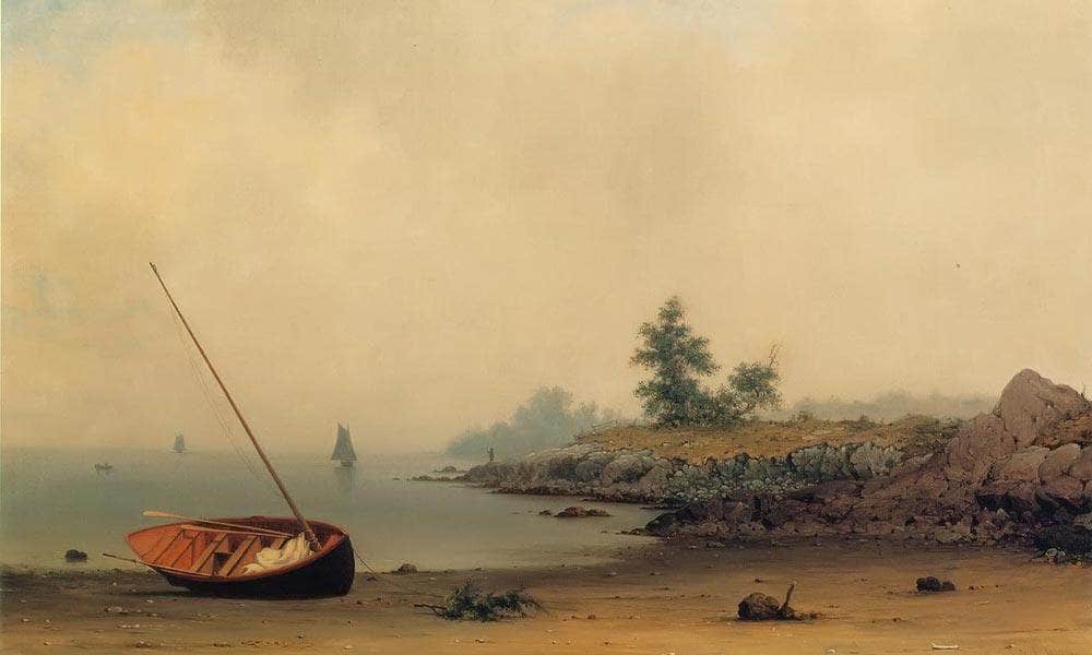 The Stranded Boat 1863 By Martin Johnson Heade Fine Art Print