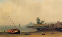 The Stranded Boat 1863 By Martin Johnson Heade Fine Art Print