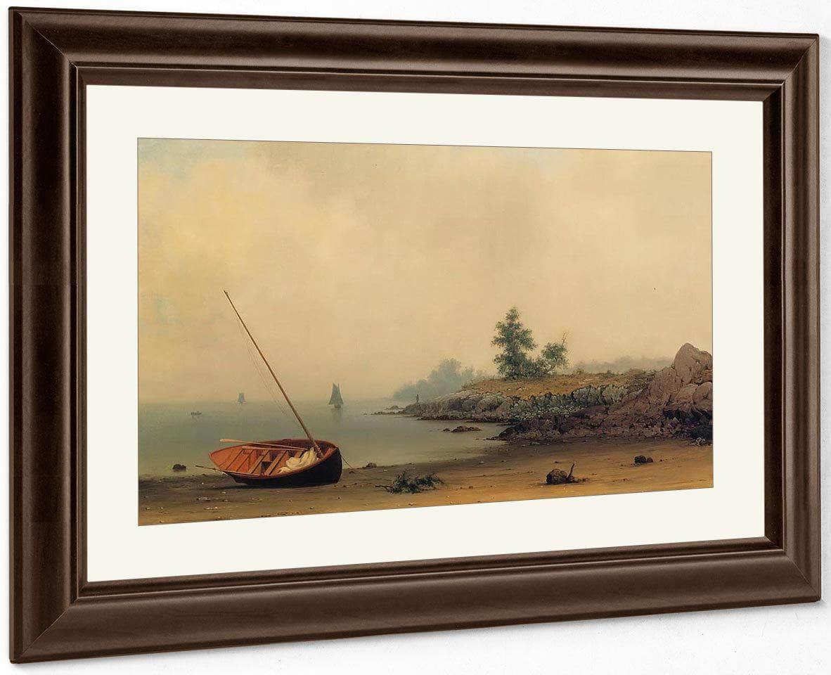 The Stranded Boat 1863 By Martin Johnson Heade Fine Art Print