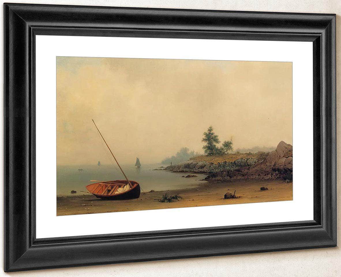 The Stranded Boat 1863 By Martin Johnson Heade Fine Art Print